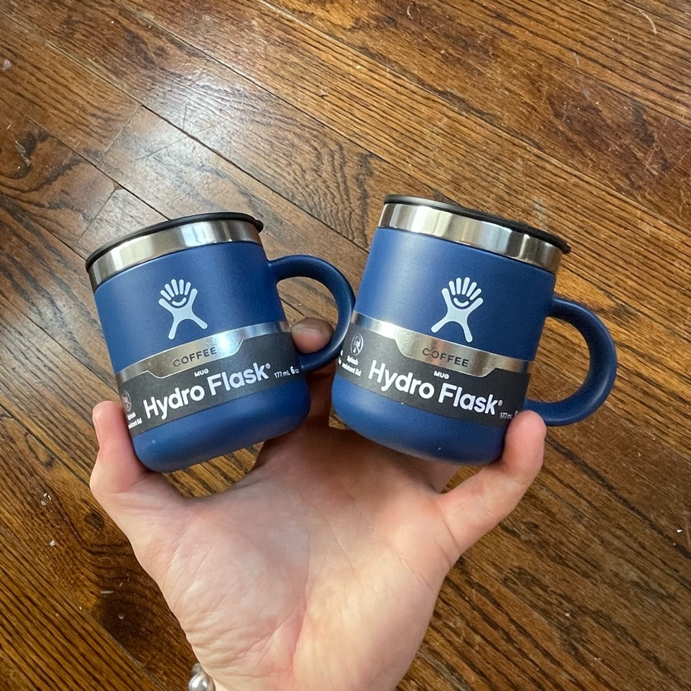 Hydroflask 6oz Blue Coffee mug